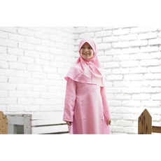 Gamis Anak Perempuan Kerudung Panjang Murah Lebaran 13 Tahun