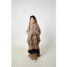 Gamis Anak Polos Dress Muslim SD Terbaru 2023