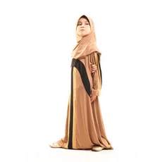 Gamis Anak Polos Dress Muslim Cadar 5 Tahun