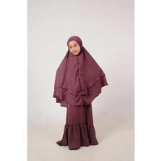 Gamis Anak Syari Set Cadar TPQ Gratis Ongkir