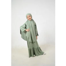 Gamis Anak Pakaian Muslim Anak Perempuan TPQ Terbaru 2023