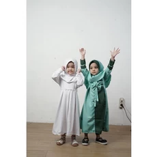 Baju Gamis Anak Mama Polos Dropship