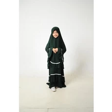 Baju Gamis Ibu Anak Niqab Gratis Ongkir