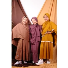 Baju Gamis Syari Anak Polos Grosir