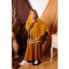 Gamis Anak Wolfis Syar I French Khimar Grosir