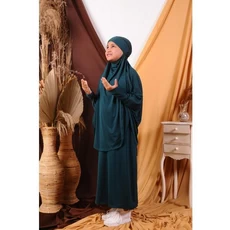 Baju Gamis Anak Satu Setelan SMP 13 Tahun