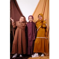 Gamis Anak Jersey Remaja Modern Promo