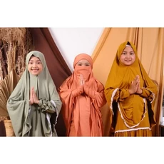 Get Gamis Anak Syari Cadar 6 Tahun