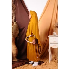 Hamiz Gamis Anak French Khimar 11 Tahun