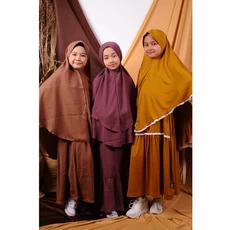 Gamis Anak Syari Polos Ngaji Terbaru