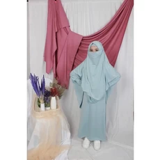 Gamis Anak Putih Polos Pesantren Grosir