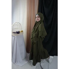 Gamis Putih Anak Rabbani Lebaran 5 Tahun