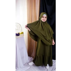 Gamis Anak Alwa Hijab SD Terbaru 2022