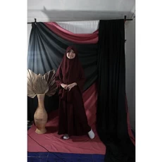 Gamis Polos Anak Perempuan Pesantren 7 Tahun