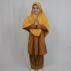Baju Muslim Anak Perempuan Niqab 8 Tahun