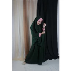 Gamis Anak Katun Polos Syari Remaja