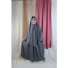 Gamis Polos Anak Niqab Gratis Ongkir