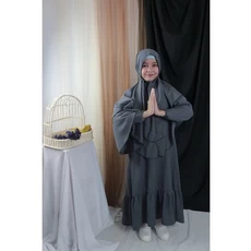 Baju Gamis Putih Anak SD Grosir