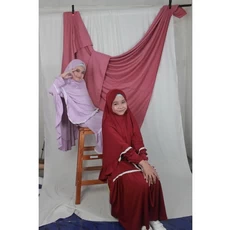 Gamis Anak Polos Niqab 9 Tahun