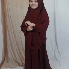 Gamis Anak Santri Polos Gratis Ongkir