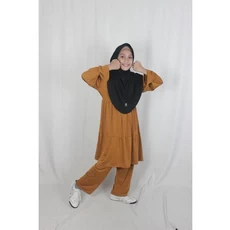 Gamis Anak Terbaru Kombinasi One Set Reseller