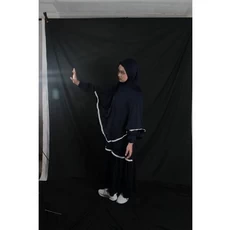 Baju Syari Ibu Dan Anak One Set 5 Tahun