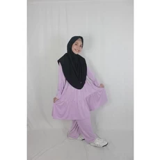 Gamis Cadar Anak SetCel Anak Tanggung