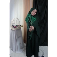 Gamis Jeans Anak Perempuan Ngaji 6 Tahun