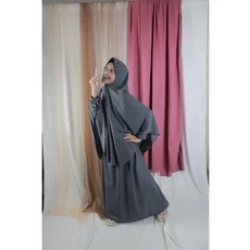 Baju Gamis Anak Pesantren Niqab 7 Tahun