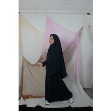 Gamis Anak Katun Polos SMP 8 Tahun