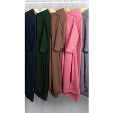 Gamis Anak Perempuan Warna Putih One Set 7 Tahun