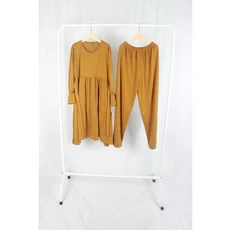 Gamis Anak Putih Kombinasi Lebaran Reseller