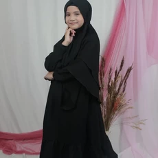 Cutetrik Gamis Anak Niqab 9 Tahun