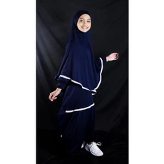 Gamis Putih Anak Perempuan Modern Anak Tanggung