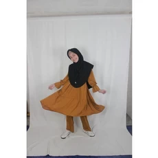 Baju Anak Perempuan Gamis SetCel Dropship