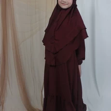 Jual Baju Muslim Anak Perempuan Niqab 5 Tahun