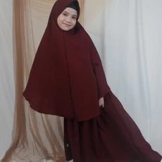 Gamis Pesta Anak Polos 8 Tahun