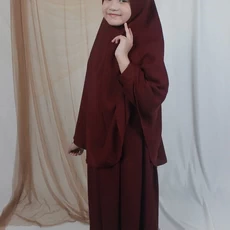 Baju Muslim Anak Putih Polos Seragam 10 Tahun