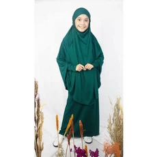 Gamis Anak Syari Polos 10 Tahun