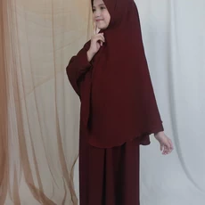 Baju Gamis Anak Warna Biru SD 7 Tahun