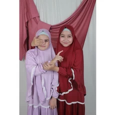 Gamis Hitam Anak Lebaran 11 Tahun