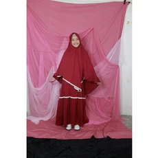 Gamis Syar'I Anak One Set 13 Tahun