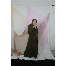Gamis Anak Warna Putih Ngaji 10 Tahun