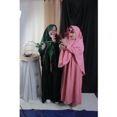 Gamis Syari Anak Polos SMP 5 Tahun