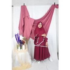 Gamis Couple Ibu Anak branded 7 Tahun