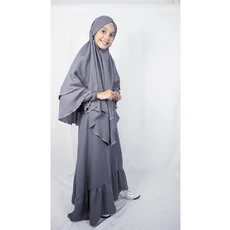 Gamis Anak Warna Hijau Murah Grosir