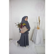 Gamis Anak Warna Pink Ngaji 10 Tahun