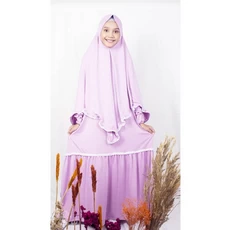 Jilbab Anak Syari Polos Reseller