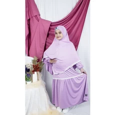 Baju Muslim Putih Anak Perempuan TPA Dropship