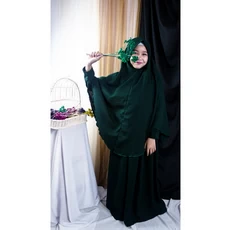 Jual Baju Muslim Anak Perempuan Lucu Polos 11 Tahun